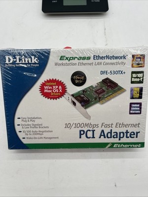 D-Link DFE-530TX+ 10/100Mbps Fast Ethernet PCI Adapter   Brand New