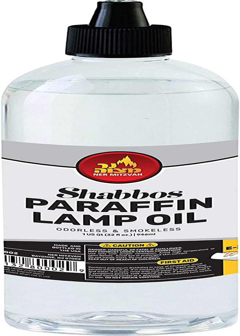 Paraffin Lamp Oil, Clear Smokeless, Odorless, Clean Burning Fuel for Indoor and