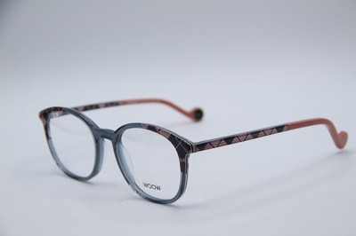 NEW WOOW WOOL PAPER 1 COL 4012  BLUE PINK AUTHENTIC EYEGLASSES 49-19