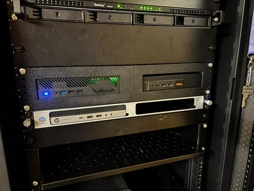 Minisforum MS-01 Dual Rack Mount - 2U - 19inch Rack Network Cabinet