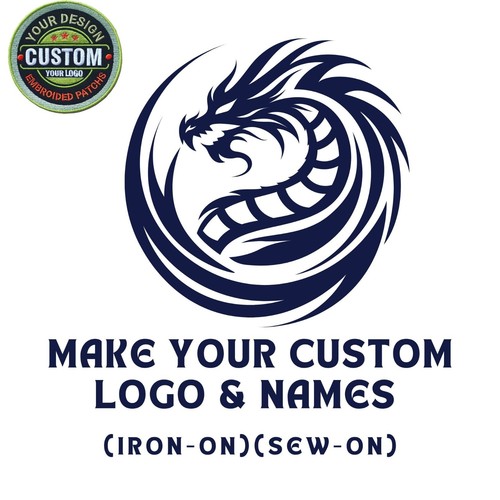 Custom Round Patches Patches with Full Colour Embroidery Iron/Sew On - Picture 3 of 10
