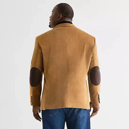 Stafford Corduroy Mens Big & Tall Stretch Fabric Regular Fit Sport Coat 58R, 60L - Image 3 of 4