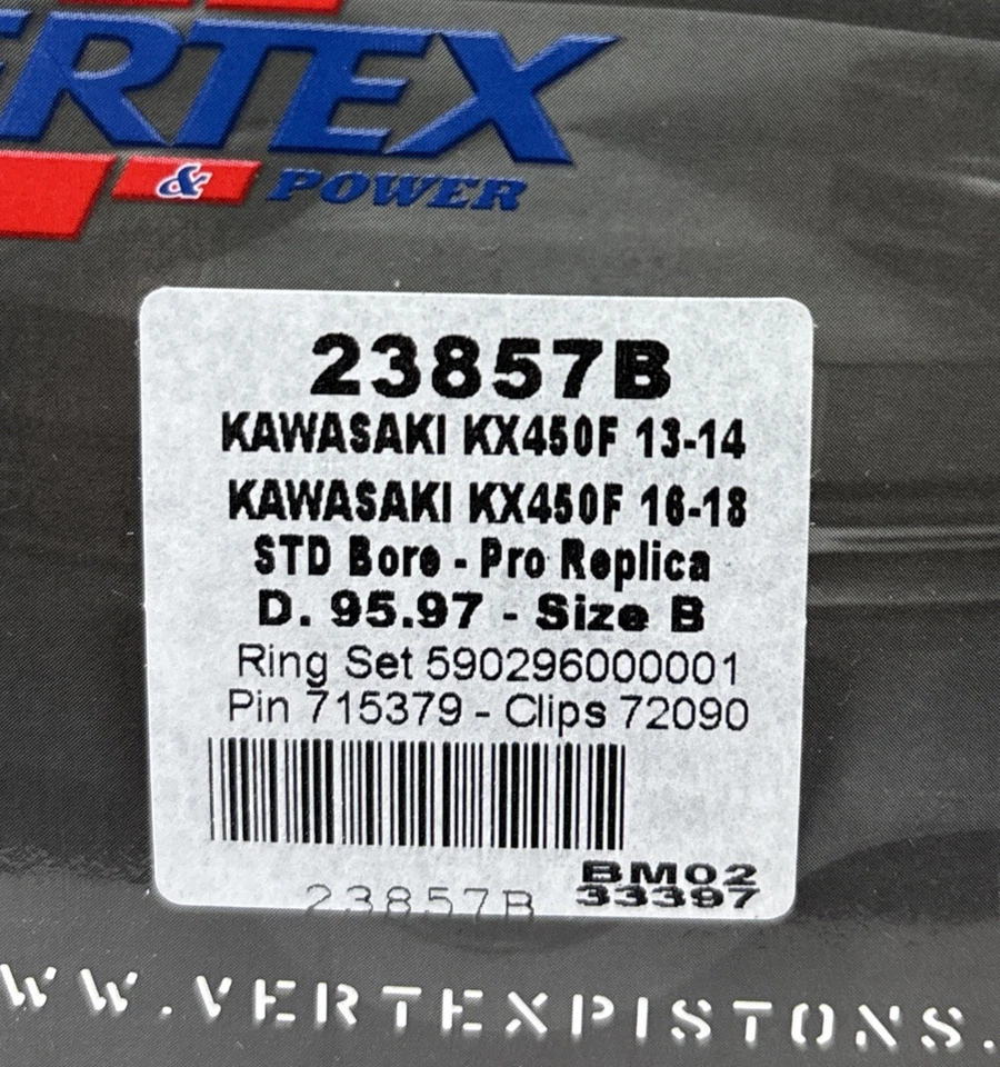 other see details VERTEX Complete Engine Rebuild Kit For 201314 Kawasaki G2U Foto 4 de 4