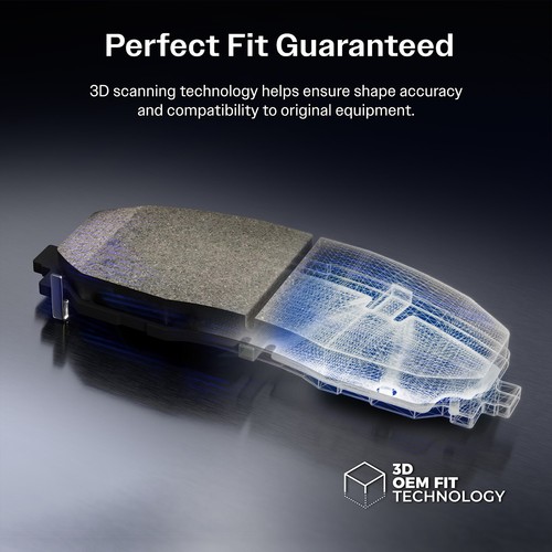 TEC KTC-100612 Brake Pad Sets 4-Wheel Set Front & Rear for Honda Insight 19-22 - Picture 7 of 11