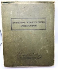 Vintage Superior Typewriting Instructor Humboldt College Minneapolis 1929