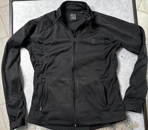 Kate Lord Performance Sportjacke durchgehender Reißverschluss Damen Größe Medium schwarz - Bild 1 von 8