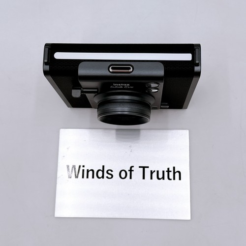 FUJIFILM INSTAX WIDE EVO Hybrid Instant Film Camera Black FI028 New same day - Picture 10 of 24