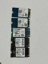 Lot of 5 M.2 SATA SSD 128gb 2242 B+M