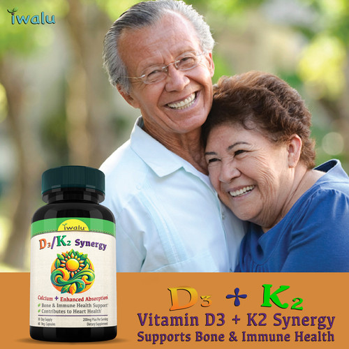 Vitamin D Colecalciferol - Maximieren Sie die Calciumaufnahme mit täglichem Sonnenschein D3 K2 - Bild 1 von 11