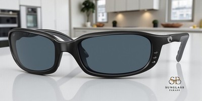 COSTA DEL MAR 6S9017 03 Brine Matte Black Gray 59 mm Men's Sunglasses