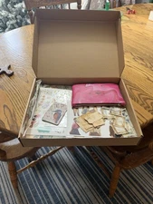 Mixed Ephemera Lot – New & Vintage Paper, Photos, Postcards, Crafts - Over 2lbs!