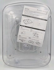 2-Pack 14in Rectangular Lazy Susan Fridge Cabinet Organizer Turntable NEW