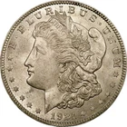 1921 $1 MORGAN SILVER DOLLAR Choice BU+++ UNC BLAZER MS - A22