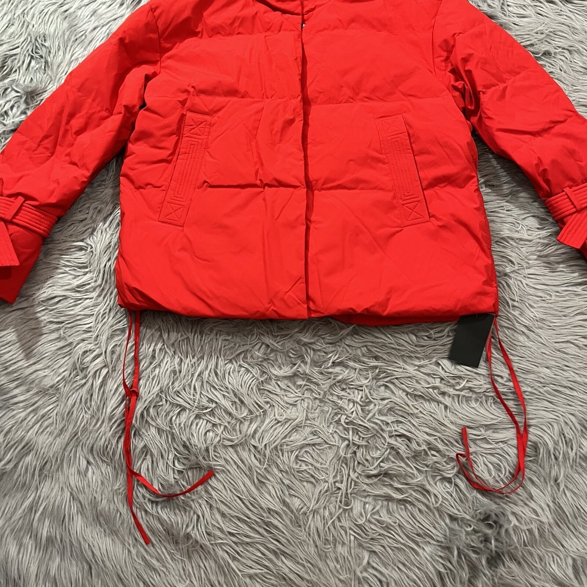 NWT Lit Activewear High Collar Short Duck Down Puffer Jacket