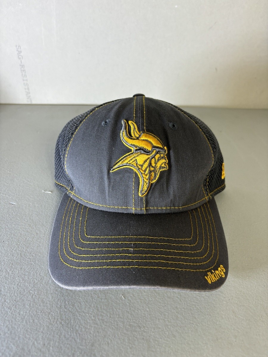 Minnesota Vikings Hat Gray Fitted Med/Lg New Era Mesh NFL Football 39 Thirty