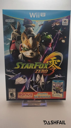 Star Fox Zero + Star Fox Guard (Wii U, 2016) Complete In Box - Guard Sealed