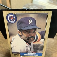 1987 Topps Larry Herndon #298 Baseball Card Detroit Tigers