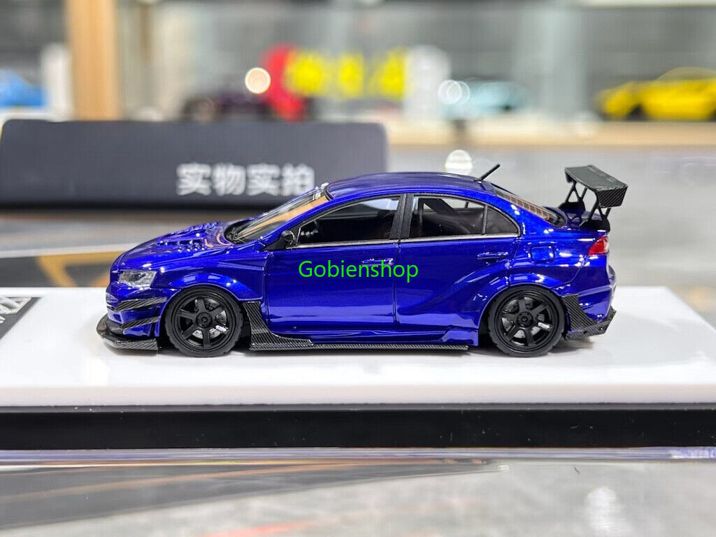 GB 404Error 1:64 JDM Blue Lancer EVO X Varis Sports Model