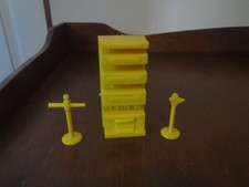 MARX Operation Moon Base Playset Yellow Accessories Lot Vintage 1962