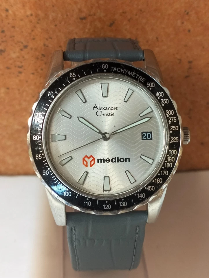 ALEXANDRE CHRISTIE QUARTZ 8119MD SWISS MEN'S FULL WORKING VINTAGE WATCH - Image 4 of 4