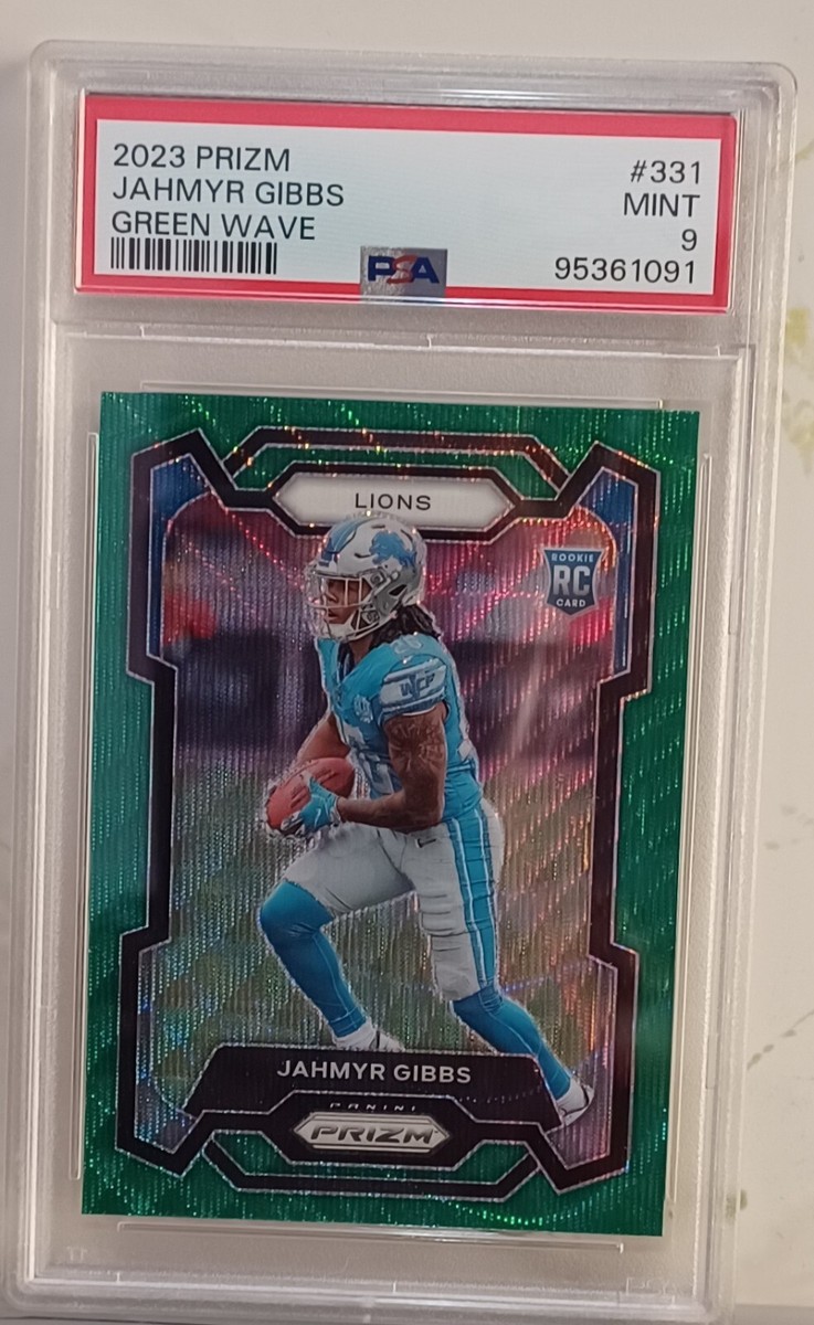【大特価】Joe Gibbs Label 9枚セット 定番のみ！ 2023 PRIZM JAHMYR GIBBS GREEN WAVE #331 PSA 9 | eBay