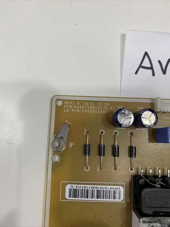 Carte Alimentation LG EAX67189101(1.4) - TV Testée Garantie Envoi 24 h - Photo 2/4