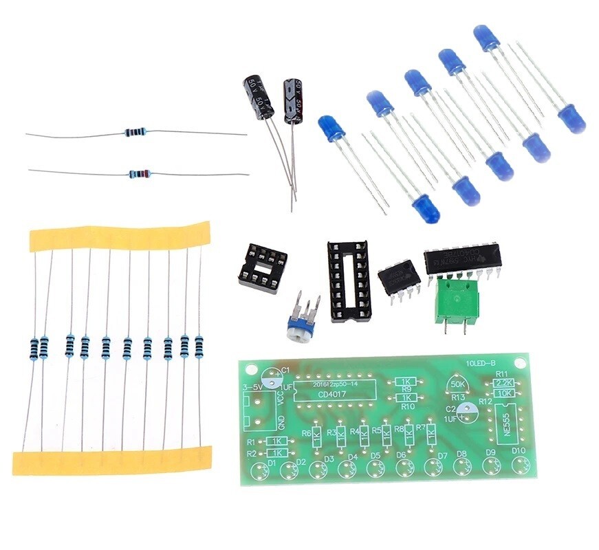 Led Sequencer Kit Light Chaser Sequencer Follower Module RED BLUE GREEN YELLOW WHITE LED ...