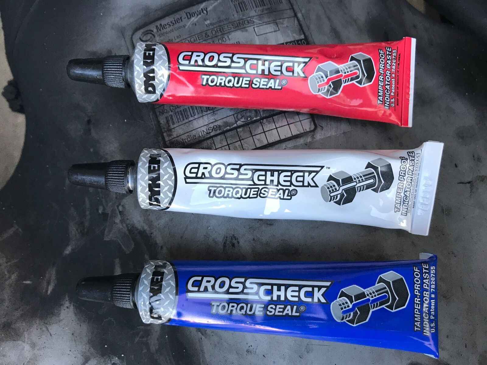 Cross Check Dykem White Torque Seal - 1 Ounce Tube (2 Pack)