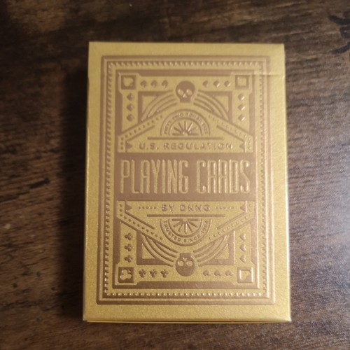 DKNG Gold Wheels Limited Edition Playing Cards New Sealed Art of Play Rare Deck