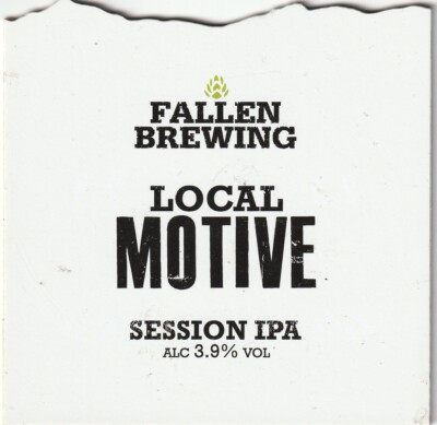 GEBRAUCHTER PUMPENCLIP VORNE - GEFALLENES BRAUEN - LOKALES MOTIV SESSION IPA