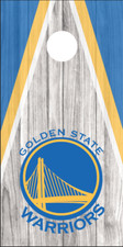 Cornhole Board Wraps Decals Vinyl Stickers Set of 2 - Golden State Warriors