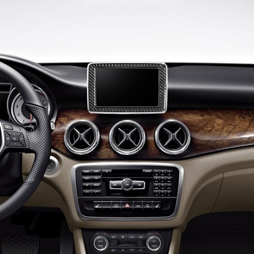 For Mercedes Benz CLA GLA Carbon Fiber Display(8-inch) Surround Cover Trim - Picture 5 of 12