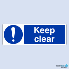 Keep Clear Sign