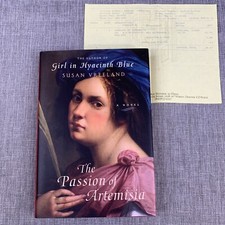 THE PASSION OF ARTEMISIA 1st/1st SIGNED Susan Vreeland NEW w/Orig Receipt