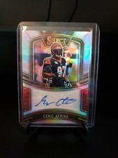 Geno Atkins 2020 Select Silver Prizm Auto /199. Bengals
