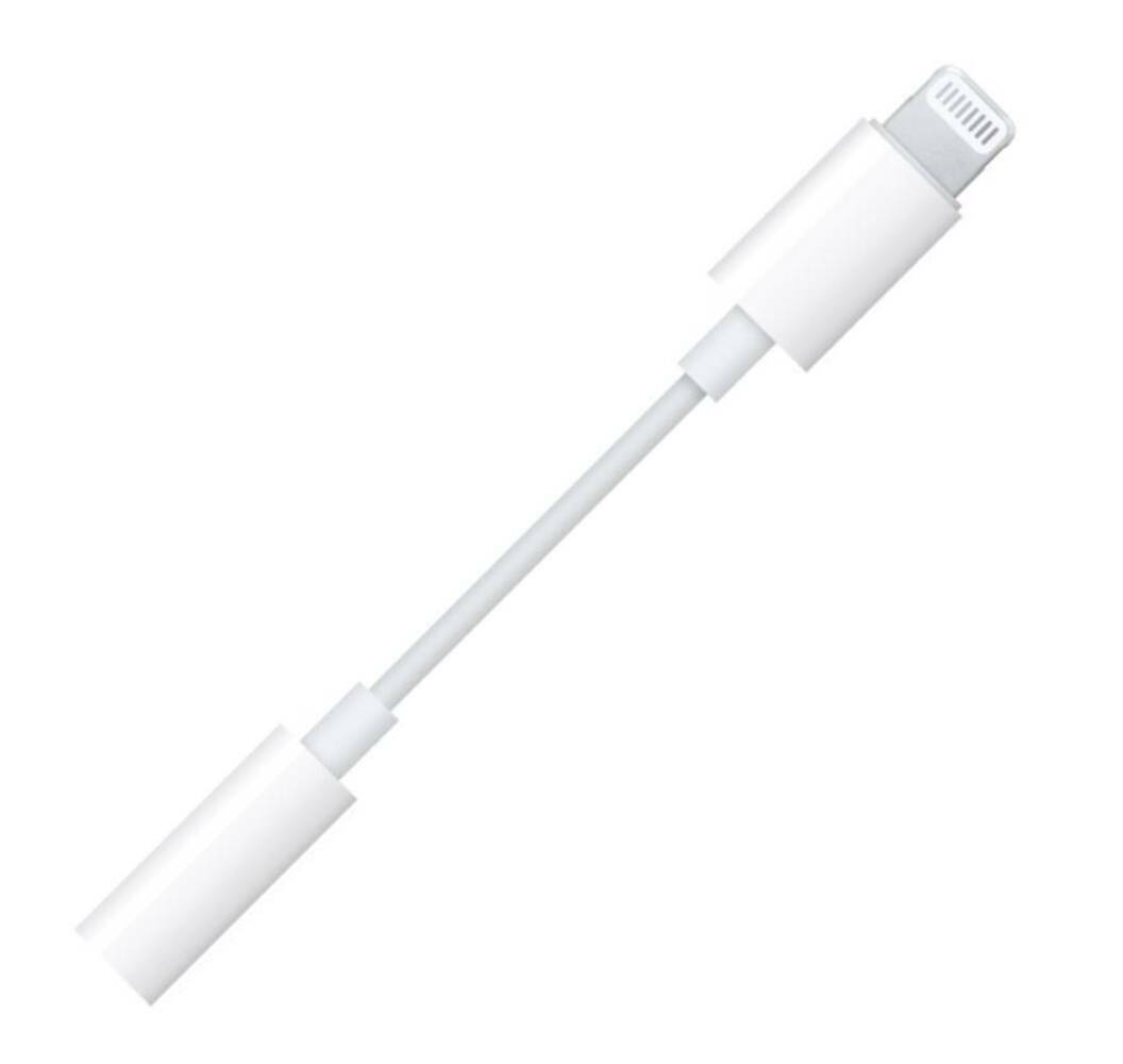Genuine Apple Lightning to Headphone Jack Adapter -Earpods
