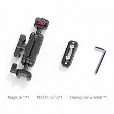 Ulanzi R103 Magic Arm with NATO Clamp Dual Ball Head Clamp Mount For DSLR Camera