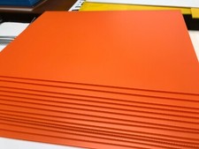 100 Blank Signs Orange  18  X 24  x4 mm corrugated plastic panel , 100 pieces