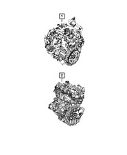Genuine Mopar Complete Engine 68364632ba