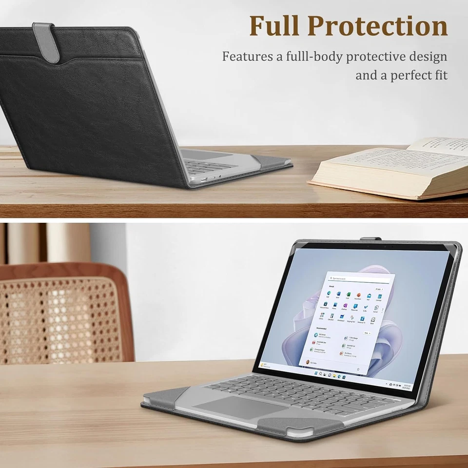 Sleeve Case for 13.5 Inch Microsoft Surface Laptop 5/4/3/2 1951 Folio Book Cover - Image 4 of 4