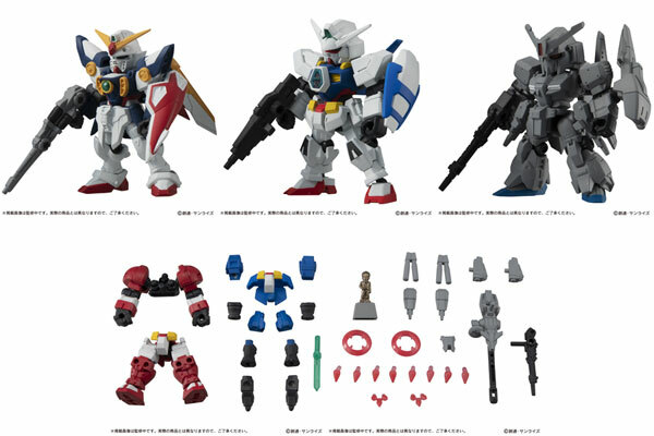 Bandai Mobile Suit Gundam Ensemble 14 Gashapon Figure Wing Age 1 Zeta Plus 5 Pcs For Sale Online Ebay