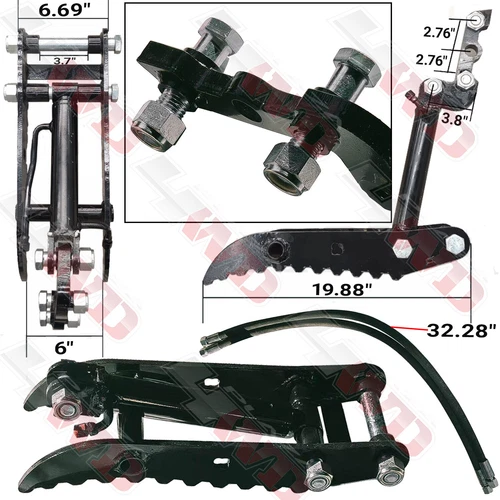 Hydraulic Thumb Clip Kits For Mini Excavators Small Digger Attachment