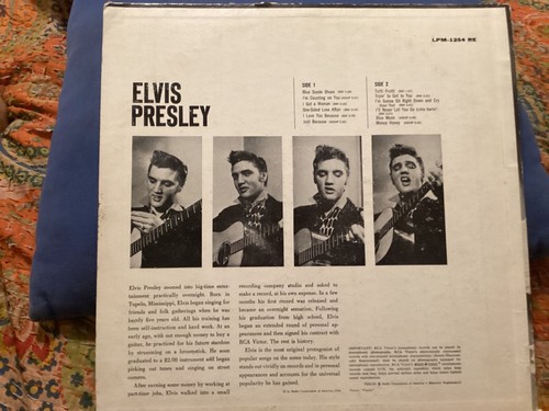 ELVIS PRESLEY SELF TITLED 1956 LP RCA LSP 1254RE DEBUT,1ST ALBUM,VG /FREE P&H - Imagen 5 de 14
