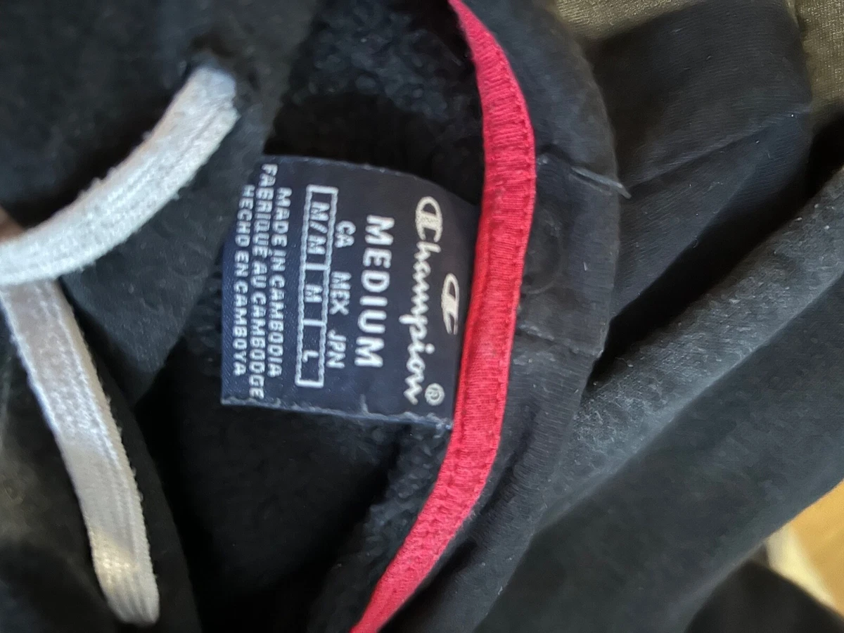 Champion Hoodie Size M navy eBay