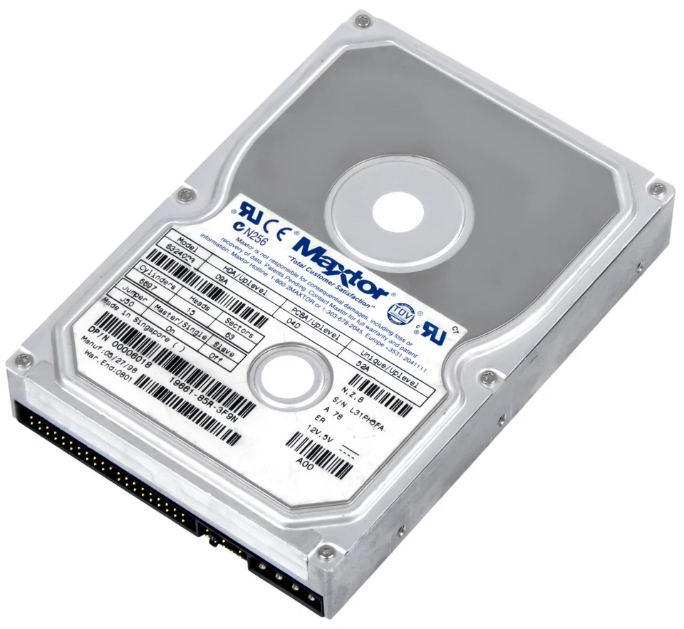 Maxtor Diamondmax 2160 3.2GB 5.2K Ata 3.5'' 83240D3 - Image 2 of 3