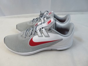 Nike Downshifter 9 Mens Size 9.5 Wide 4E EEEE Wolf Grey Red White AR4946-006 | eBay