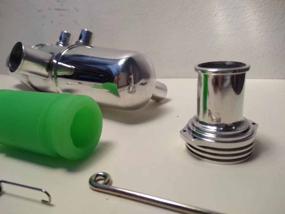 RC Rear Exhaust Pipe For 1/8 Nitro Rc Cars Fits Lrp Picco Novarossi O.S. Reds - Image 4 of 4