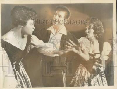 1960 Press Photo Virginia Copeland, and costars in ''Cavalleria Rusticana''