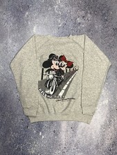Vintage 80s Walt Disney Productions Raglan Sweatshirt Double print SIZE S/M