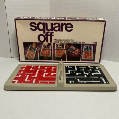 VINTAGE 1972 Square Off Board Game  Connections Replacement Parts Pieces USED